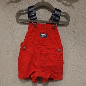 OshKosh B'gosh Bright Red Kids Overalls